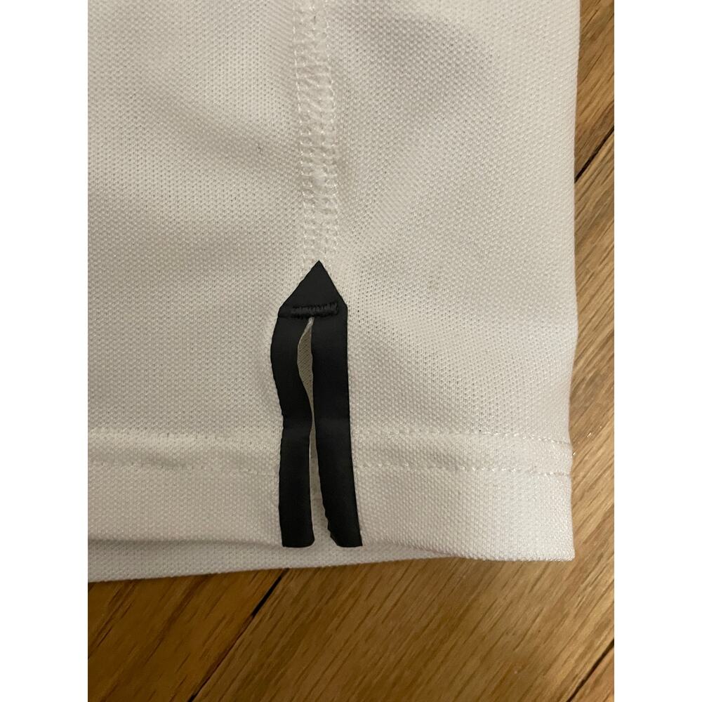 RHONE White Commuter Long Sleeve Polo Shirt XXL - Picture 4 of 9